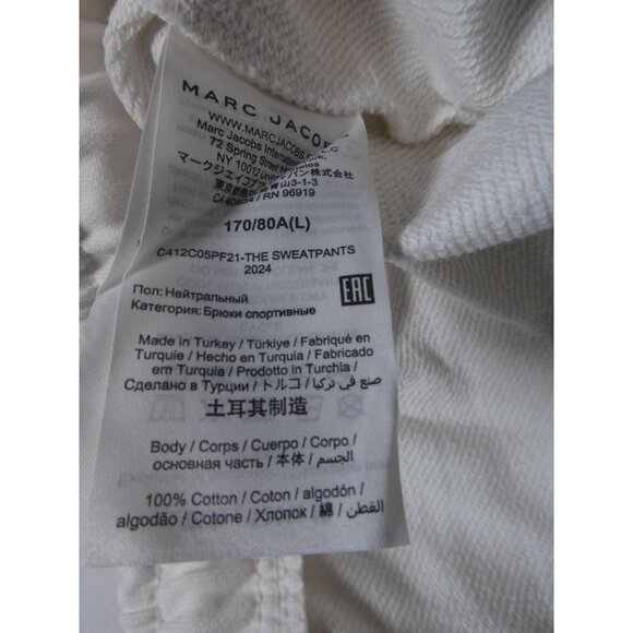 Marc Jacobs Print Logo Oversize T-Shirt (O/S) & Pants (L) 2 PC Set - Picture 14 of 16